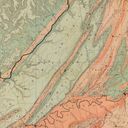 Thumbnail image of Geological map of north eastern Alabama with adjacent portions of Tennessee and Georgia