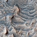 Thumbnail image of Layers Blanket a Crater Floor