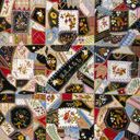Thumbnail image of Quilt (or decorative throw), Crazy pattern